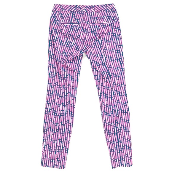 NEW Lilly Pulitzer Size 00 Mandevilla Pink Slathouse Kelly Pants - Picture 2 of 4